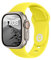 ELETTRONEO SB Bracelet Sport pour Apple Watch Band Ultra 2 49mm, Series 10 46mm, 9 8 7 45mm 41mm, SE 6 5 4 44mm 40mm, 3 2 1 42mm 38mm Femme Homme Silicone, Jaune Citron Frais