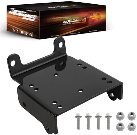 maXpeedingrods Seilwinde Mount Kit für Suzuki King Quad 450/700/750 All 2008-, Winde Mount Bracket für 500 AXI 2009 & 2011-2024