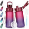 AOPREL Trinkflasche 600ml, Wasserflasche BPA-Frei aus Tritan, Sport Trinkflasche Auslaufsicher 600ml Flasche für Fitness, Wandern, Camping, Schule und Büro