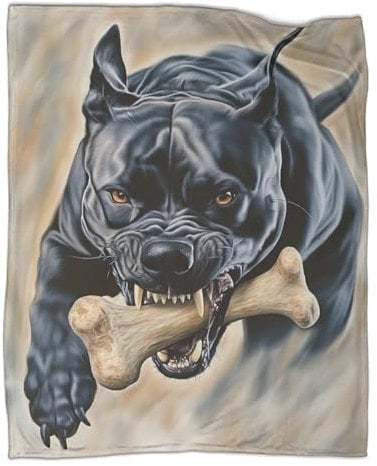 kaiyun Hund Chewing Bone Decke,Vintage-Stil Perfect Sofabettbezug 70x80inch(180x200cm),weich Und Angenehm Anzufassen,geeignet Zum Heizen Der Ganzen Familie