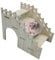 AMBEERT Hamster Ladder, Hamster Bridge, Hamster Hideout Climbing Ladder, Wooden House Small Animal Habitat Decor for Hamsters Gerbils Mice or Similar-Sized Pets