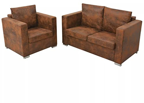 Snsowed 4-Sitzer Ausziehbares Schlafsofa, Couch für Wohnzimmer, für Wohnungen, Loungesofa, Sofas & Couches, Relaxsofa, Kunstleder Weiß