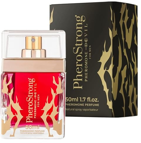 Perfume Masculino Devil for Men 50ml – Perfume con Feromonas para Hombre, Fragancia Seductora y Rebelde, Notas de Cacao y Pimienta, Atrae y Destaca, Uso Diario