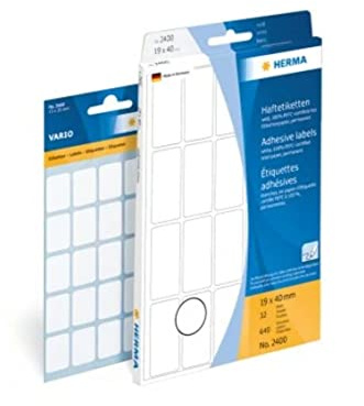 VARIO ETIKETTEN GELB 12x34