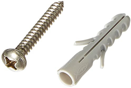 SLV mechanische Komponente Schraubenset Edelstahl M5 inkl. Dübel und Unterlegscheiben / edelstahl
