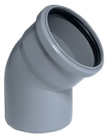 Bogen HT-Rotstrich DN 70 30 Grad