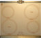 Kaiser Empire Luxus Kochfeld Elfenbein Glas KCT 6395 Induktionskochfeld 60 cm | 4 Induktions-Kochzonen, 2 mit Power Booster | Metallplatten Bronze RETRO Autark Induktions Kochfeld