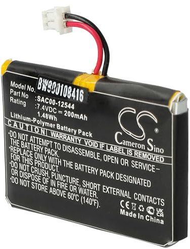 vhbw Akku Ersatz für Sportdog SAC00-12544 | für Hundehalsband Hunde-Trainer (200 mAh, 7,4 V, Li-Polymer)