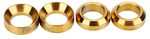 Bremse Schraube Waschmaschine Spacer M6?konkav Konvexe Balancer f¨¹r MTB Fahrrad, Gold