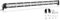 AUXTINGS 50.8 cm 90W Barra luminosa a LED ultra slim, a fila singola, con staffa di montaggio, per fuoristrada, pick-up, UTV, SUV