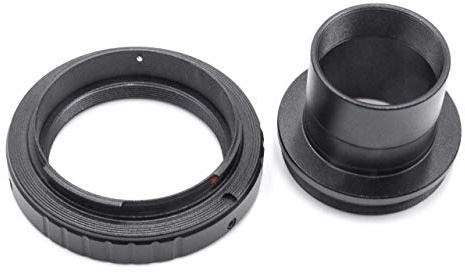 vhbw Adapterring T2-Ring Adapter 1,25 - M42 x 0,75 kompatibel mit Minolta AF mit T2 Gewindeanschluss