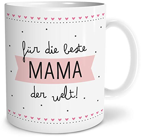 OWLBOOK® Beste Mama der Welt Tasse - Geschenke für Mama zum Geburtstag Muttertag als Geburtstagsgeschenk Muttertagsgeschenke | Keramik 300 ml