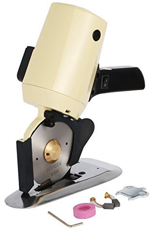 Techlifer Elettrico Taglierina Rotativa Tessuto 4’’ 100mm Elettrico Taglierina del Tessuto YJ-100A Elettrico Forbici 220V