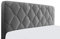 WSGJHB Bett Kopfteil Bezug Bettkopfteil Hussen Kopfteilbezug Staubdicht Verdicken Gesteppt Einfarbig Baumwolle Kopfbedeckungen Kopfende Bettdecke,Grau,200cm(79inch)