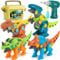 Dreamon Take Apart Dinosaur Toys for Kids with Storage Box Electric Drill DIY Construction Build Set Educational STEM for Boys Girls 3 Years and Up