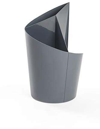 Domplex Chappel Flor 3R Porte-Parapluie Multifonction pour Parapluie, séparateur d'objets, Vase, Gris, Petit Format