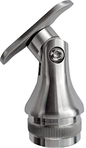 Handlaufstütze Premium Edelstahl mit Gelenk f. Rundpfosten 33,7 mm Steckfitting Handlaufverbinder von SO-TOOLS®