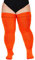 Moon Wood Kniestrümpfe Damen Extra Lange Overknees Strümpfe Damen Thigh High Socken Soft Warme Stulpen Große Größe Neon Orange