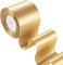 22m Geschenkband Gold, 80mm Satinband Gold Geschenkband Breit Dekoband Schleifenband Gold Geschenkbänder Satinbänder Goldenes für Weihnachten Hochzeit Valentinstag Geschenkverpackung Bastelarbeiten