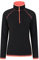 Mountain Warehouse Montana Womens Microfleece - Breathable Ladies Sweater, Quick Drying Pullover, Warm Fleece Jacket, Half Zip - For Spring Summer, Travelling, Outdoors Jet Black Women's Size 10