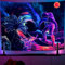 OSVINO Schwarzlicht Wandteppich Astronaut 150x200CM Raum Pflanzen Krake Tapisserie Ästhetisch Neon Wandbehang Kunstplakate UV-reaktiv Trippy Wandteppiche für Schlafzimmerdekoration