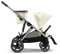CYBEX Gold Kinderwagen GAZELLE S, Ab Geburt bis ca. 4 Jahre, Max. 22 kg (Single-Modus) / 2x 22 kg (Duo-Modus), All-in-1-System mit 20+ Konfigurationen, Seashell Beige