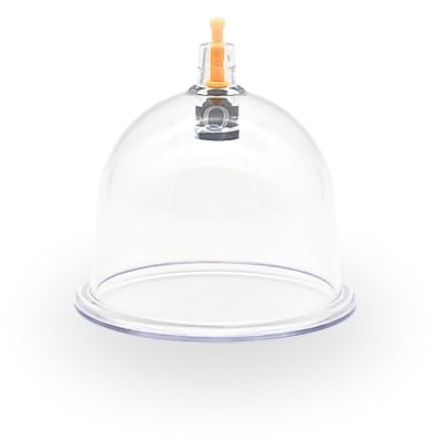 prado 100 Stück Tokyo Schröpfgläser aus Kunststoff, Tokio Hijama, Vakuummassage, Schröpfen,Vakuumglöckchen, Schröpfset, Hacamat Kupası (B01-6,9cm)