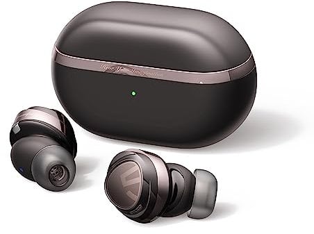 SoundPEATS Opera03 In Ear Earbuds Bluetooth Hi Res Audio with LDAC Codec, True Wireless Ear Buds, Active Noise Cancelling Earphones with Balanced Armature APP Control 33 Hours Playtime