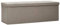 Faltbare Sitzbank mit Stauraum Taupe Leinenoptik,338797