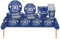 69pcs Navy Silver 30th Birthday Decorations for Men Women,30th Birthday Tableware Tablecloth Paper Plates Napkins Serviettes and Cups for 30th Birthday Table Decorations for Him,Her 30th Birthday Gift