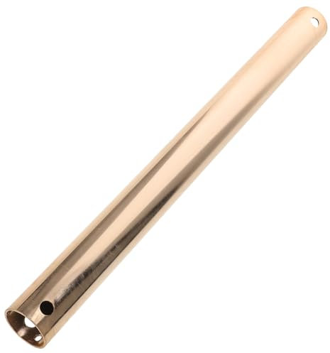 Veemoon Tige de Ventilateur de Plafond 30Cm Longue Tige de Ventilateur de Plafond en Fer pour Ventilateurs de Plafond Pièces pour Lustres Luminaire Doré