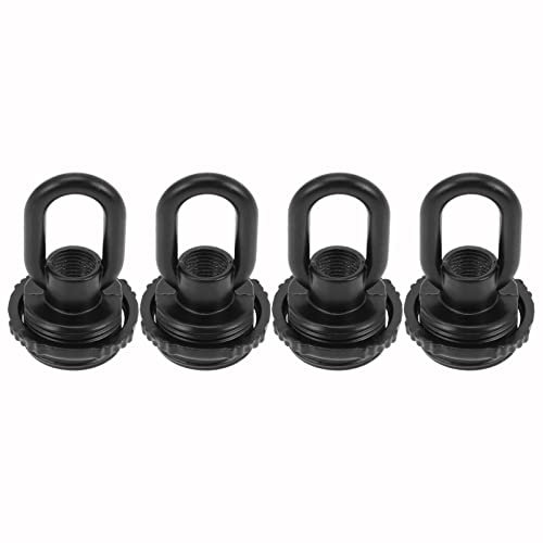 CRILSTYLEO 4pcs Rings Ceiling Hooks for Ceiling Light Lamp Base Hangers Heavy Duty Hexagonal Floor Stickers Hangers for Lanterns Light Fixture Plate Retro Decor Heavy Duty Ceiling Hook Metal