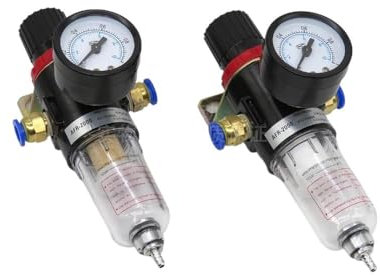 1Pcs AFR2000 Air Pressure Regulator Water Separator Trap Filter Airbrush Compressor with 6mm Fittings