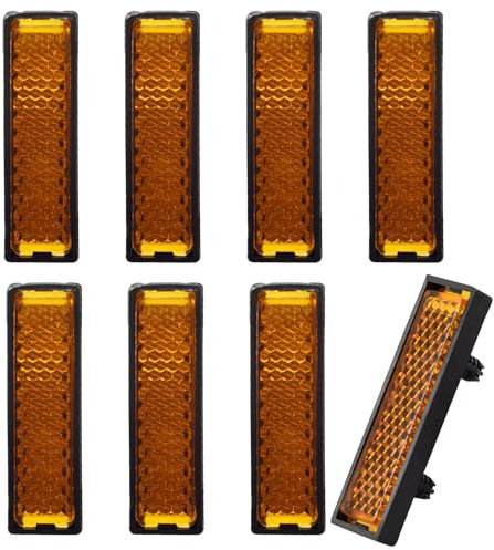 8 Stück Nacht Sicherheit Warnung Pedal, Reflektoren Für Fahrrad Pedale, Rückstrahler Fahrrad, Reflektierendes Blatt Reflektoren, Fahrrad Pedale Rückstrahler, Geeignet Für Fahrräder