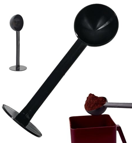 Cuillère À Café Expresso – Cuillère À Mesurer Avec Doseur, Cuillère À Café Pour Machine À Expresso | Marteau À Poudre Pour Brassage À Domicile, Outil À Café De Cuisine, Cuillère À Expresso Et Doseur P