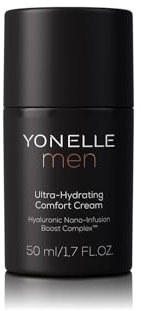 YONELLE Men - Gesichtscreme Männer mit Hyaluronsäure - Gesichtspflege Männer - Feuchtigkeitscreme Gesicht Männer für die Tägliche Pflege - Man Hyaluron Creme Gesicht - Anti Aging Wirkung 50ml