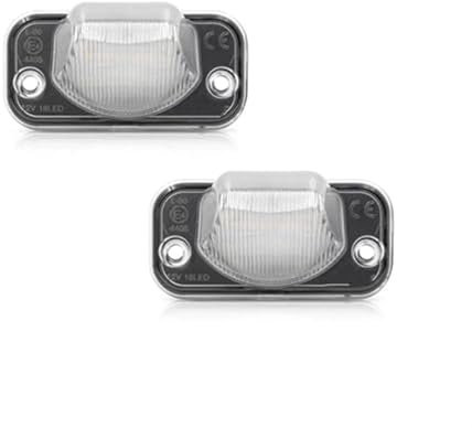 ZAPYVET Number Plate Lamp, for VW, For T4 Transporter Campmob, for Passat, for Caddy, for Jetta, for Touran, Transporter LED License Plate Lamp