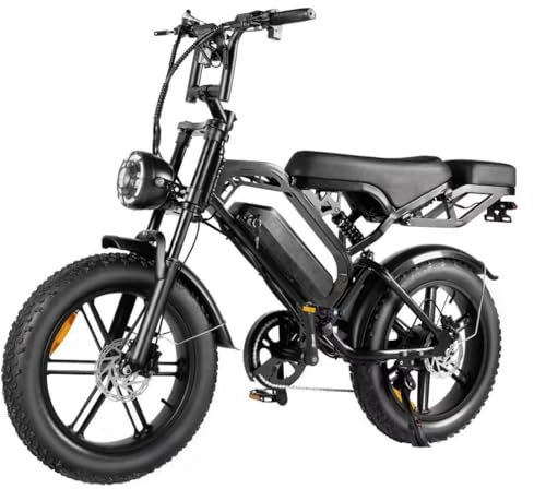 20” Electric Bike, 20 Inch E Bike, V20 Hybrid Bike, 48V 15AH Battery, 60 KM Range, LCD Display, 7 Gear, Throttle, Double Suspension, Double Disc Brakes, Headlight, Indicator, Model V20