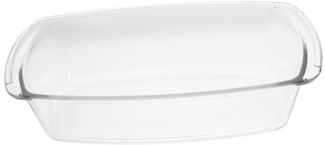 TOPPERFUN Rectangular Baking for Egg Cake and Bread Pan Made of Glass Material for Lasagna Pan and Toast for Kitchen Baking and Serving