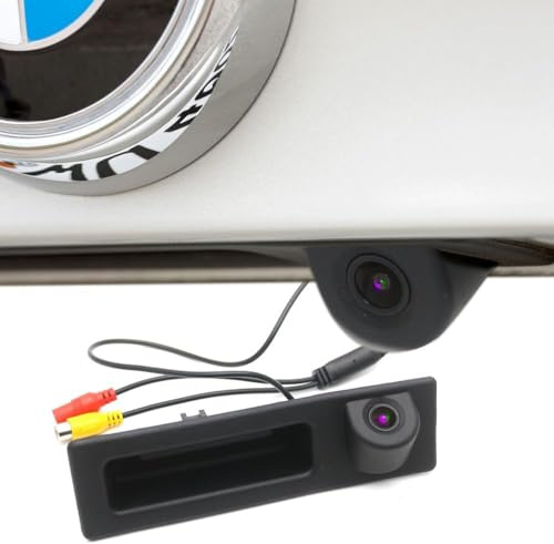 LeHang CCD HD 1280x720p Auto Kofferraumgriff Kamera Rückfahrkamera für BMW F-Serie 3/4/5 X3 X4 F30 F32 F10 F11 F25 (mit Schalteranschlusskomponenten)
