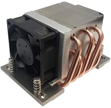 Dissipatore di calore T17 2U da 280 W for processore Ryzen Threadripper sWRX8 sTRX4 TR4 SP3 5 tubi di calore for radiatore DYNATRON(T17_NO RGB)