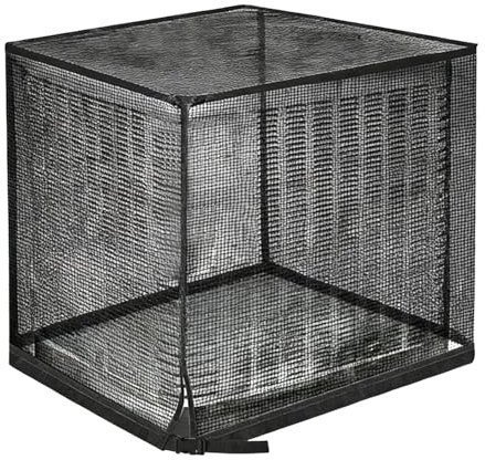 Air Conditioner Cover - Outdoor AC Protector for Weather Defense | Oxford Cloth with Breathable Mesh, Waterproof Dust Guard, Full Unit Protection for Rain Wind Snow Sun