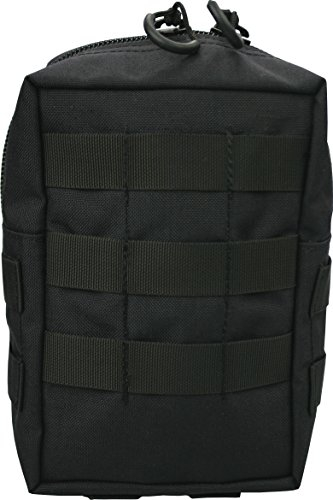 Zentauron Reißverschlusstasche Medium mit MOLLE-System I BW-Tasche, Rucksack Zusatztasche aus Cordura