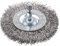 kwb Disc Brush, Coarse, Stainless Steel Wire, Ø 75 mm, for Metal and Stone, Wire Brush for Drill Machines, E6.3 Hex Shank, Rust Removal, Scaling, Roughening, and Cleaning