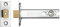Bathroom Toilet Door Mortice Tubular Deadbolt 2.5 (64mm)