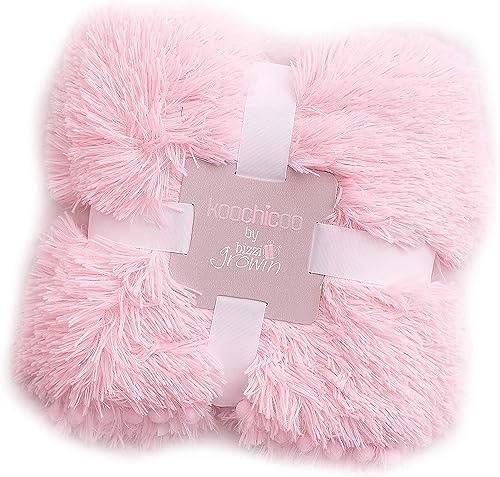 Bizzi Growin koochicoo Decke für Mädchen, Blush Pink