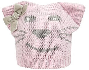Döll Mädchen Mütze Topfmütze Strick, Gr. 39, Rosa (pink lady 2720)