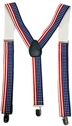 Stylex Party Breite Hosenträger, Kostüm, Geschenk, Funky Union Jack, Amerikanisch, One size