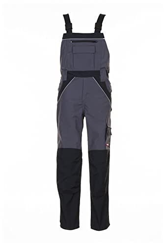 Planam 2526026 Plaline-Latzhose, Schiefer/Schwarz, Größe 26