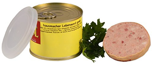 Hausmacher Leberwurst grob in der Dose ★ Landmetzger Schiessl ★ ca. 400g